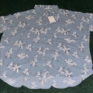 OAT NEW YORK FLORAL COLLARED SHIRT